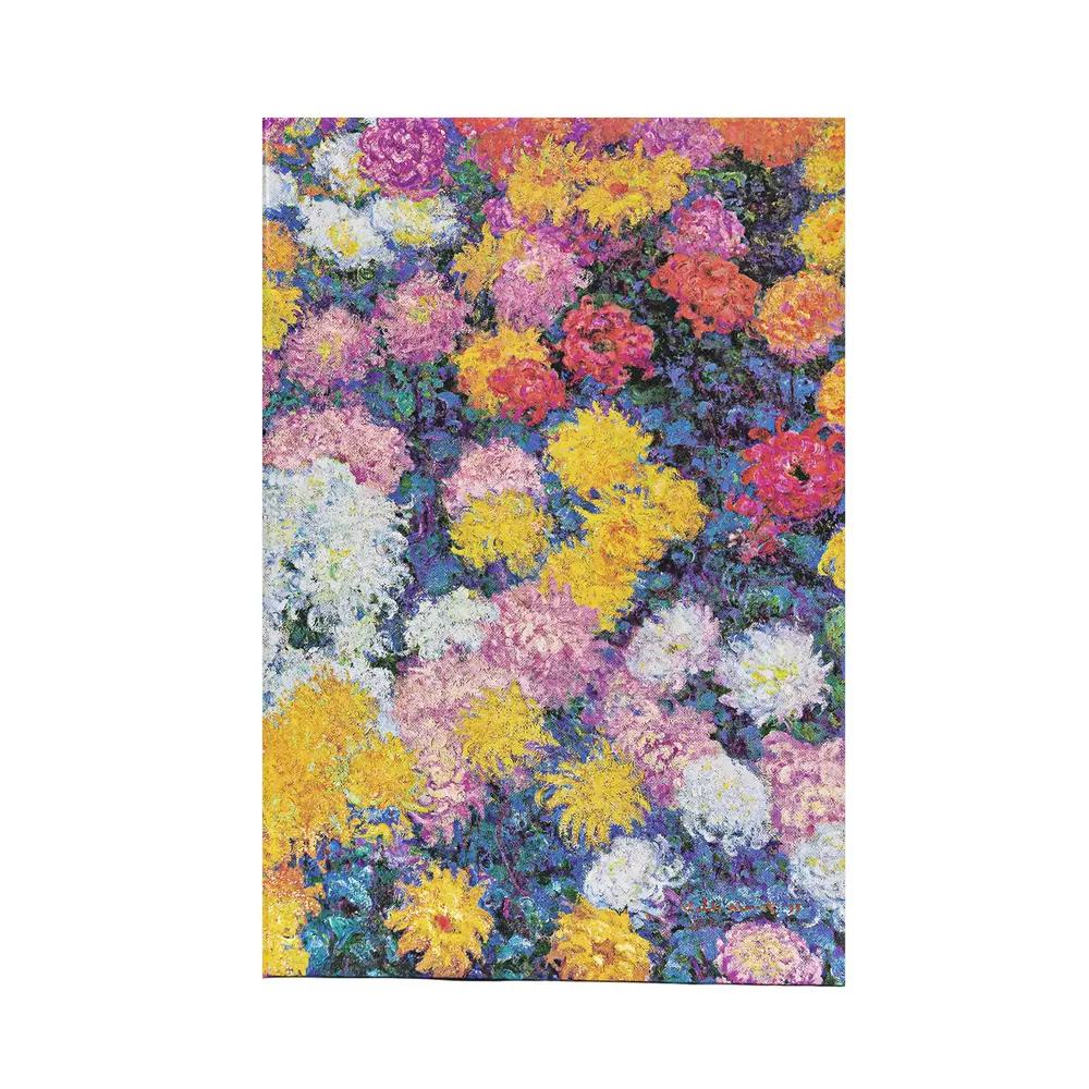 Journal, Art & School, 3.5"x5.5", Paperblanks, Mini, Hardcover, Lined, Monet's Chrysanthemums, 832320
